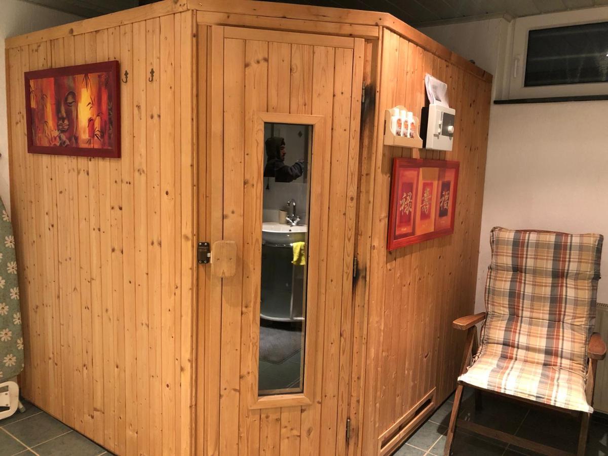 Ferienwohnung Nationalpark Eifel Nideggen Sauna エクステリア 写真