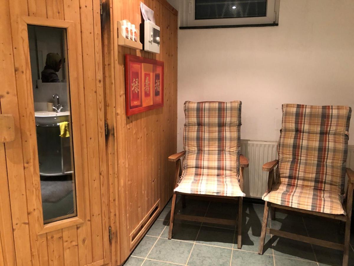 Ferienwohnung Nationalpark Eifel Nideggen Sauna エクステリア 写真